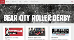 Desktop Screenshot of bearcityrollerderby.com